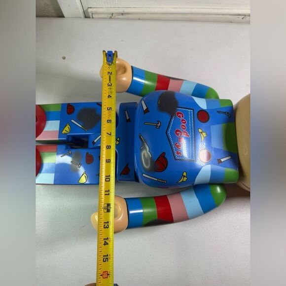 Medicom Toy Be@rbrick 1000 Chucky Bearbrick Child Play Child's GOOD GUY - Picture 2 of 10